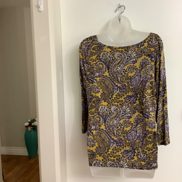 Michael Kors, Paisley Cowl top fits “XL” 39/40 bust - Picture 4 of 7